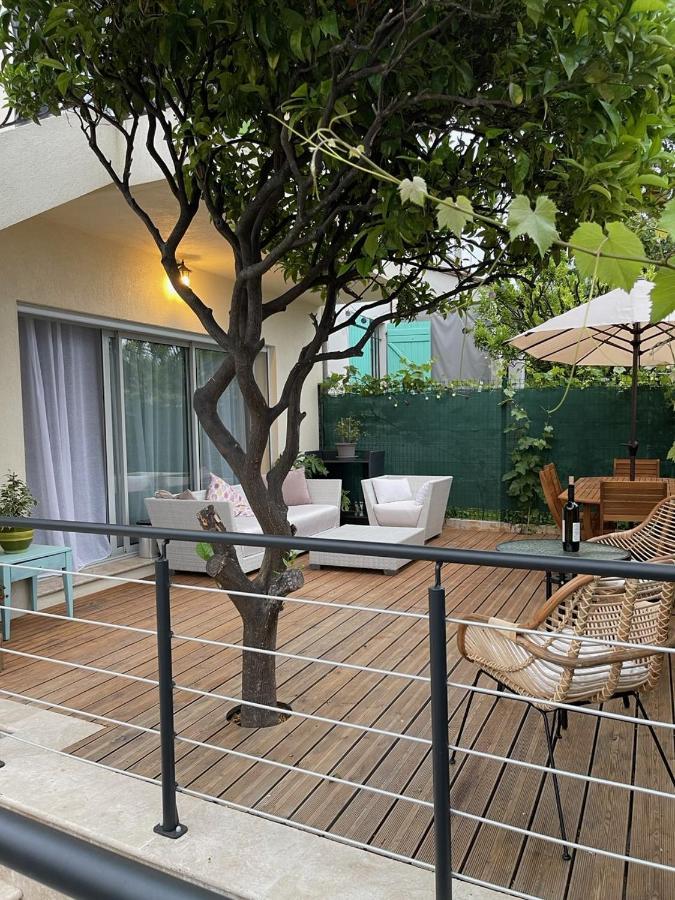 2 Pieces En Rdjardin Avec 2 Grands Terrasses Apartment Antibes Luaran gambar